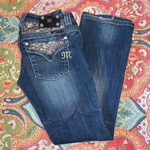 Size 29x31 boot cut Miss Me jeans